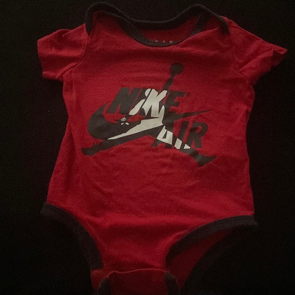 Jordan baby onesie
